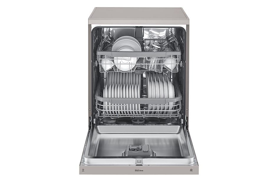 LG 14 Place QuadWash® Dishwasher in Platinum Steel Finish, XD4B14PS